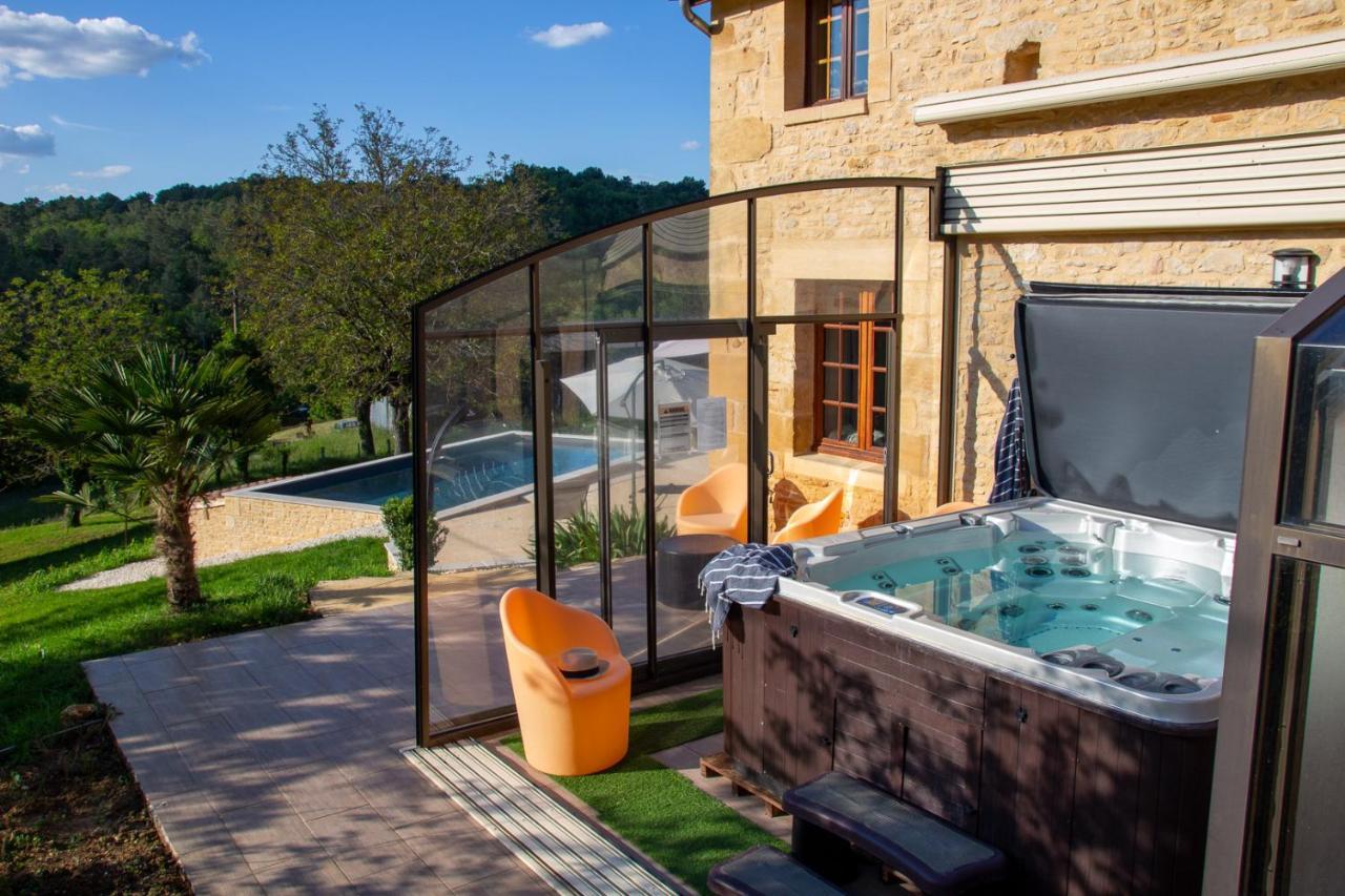 Le Four A Pain, Gite Avec Piscine Et Spa Proche Sarlat Марке Экстерьер фото